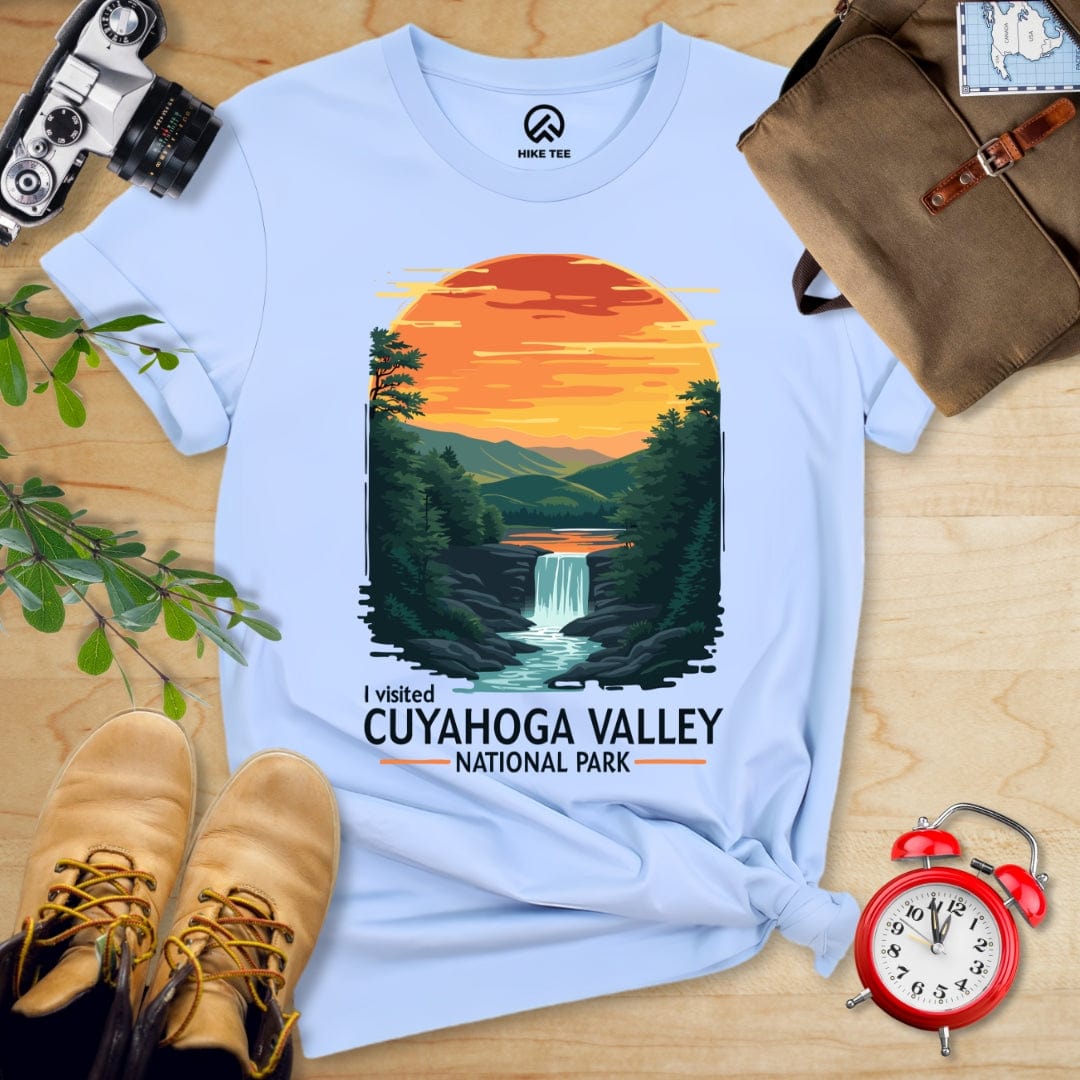Hike Tee T-Shirt Baby Blue / S Cuyahoga Valley National Park Shirt
