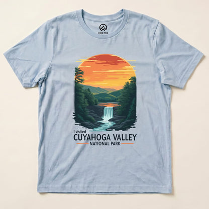 Hike Tee T-Shirt Baby Blue / S Cuyahoga Valley National Park Shirt
