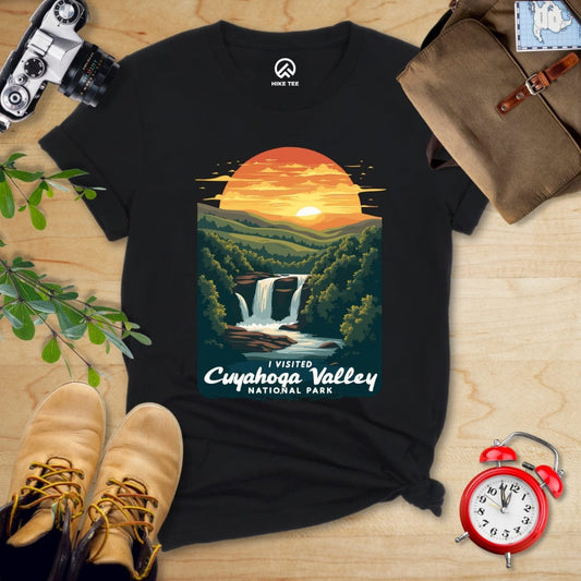 Hike Tee T-Shirt Black / S Cuyahoga Valley National Park Shirt