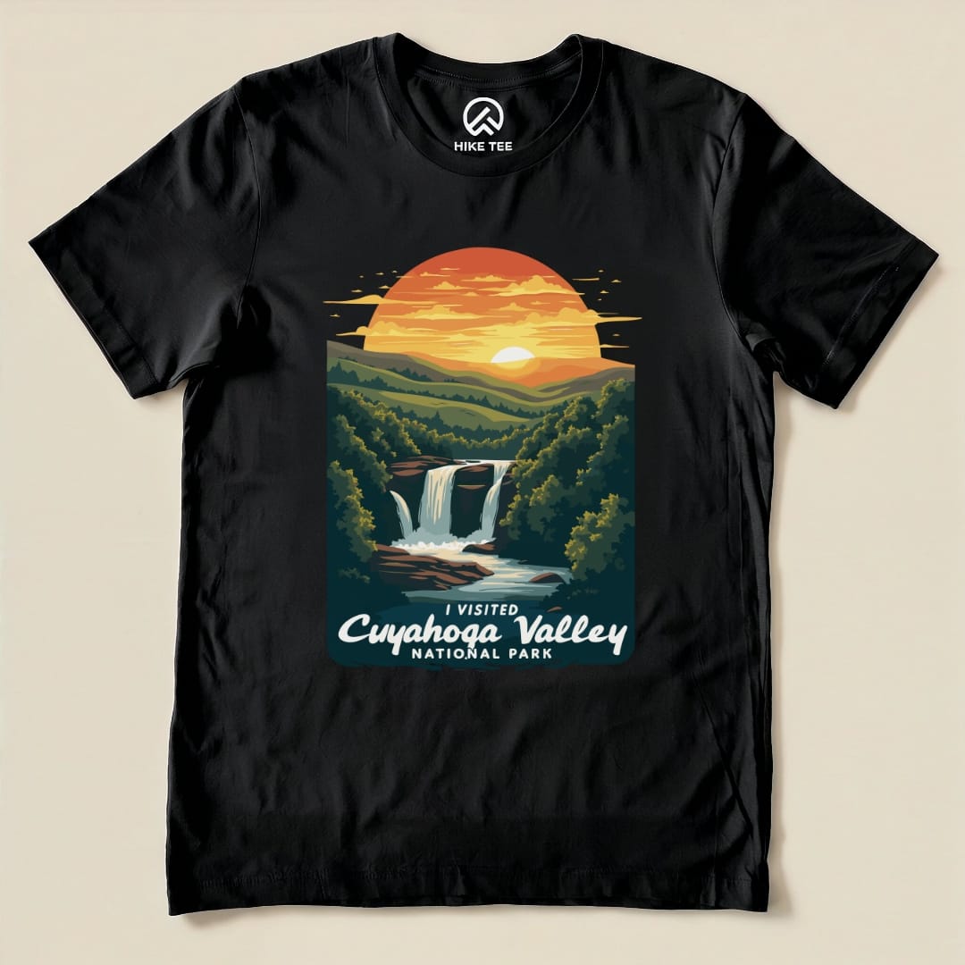 Hike Tee T-Shirt Black / S Cuyahoga Valley National Park Shirt