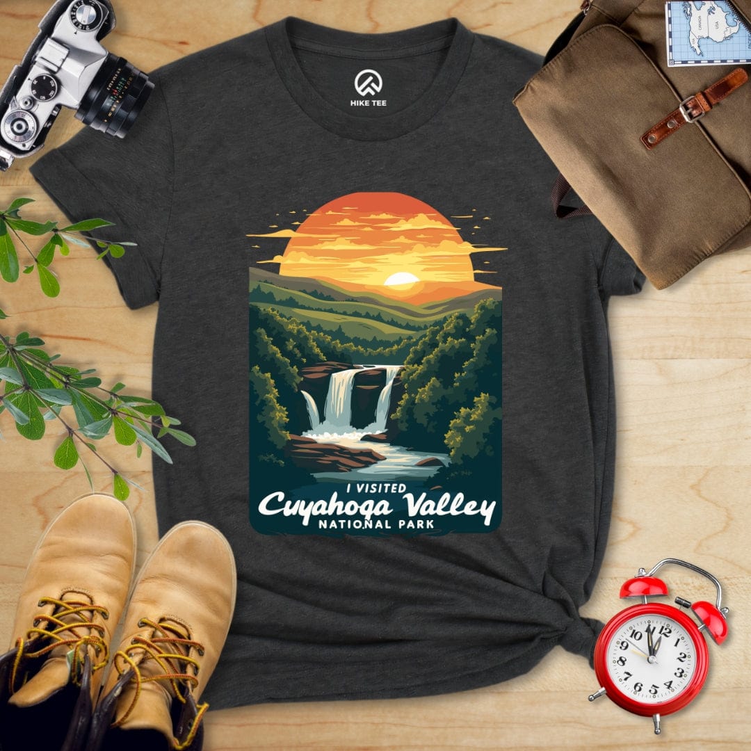 Hike Tee T-Shirt Dark Grey Heather / S Cuyahoga Valley National Park Shirt