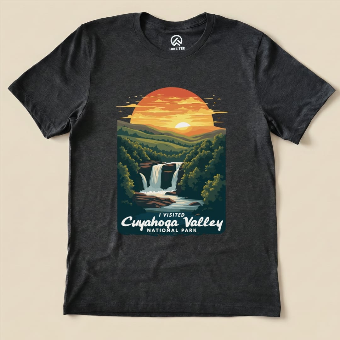 Hike Tee T-Shirt Dark Grey Heather / S Cuyahoga Valley National Park Shirt