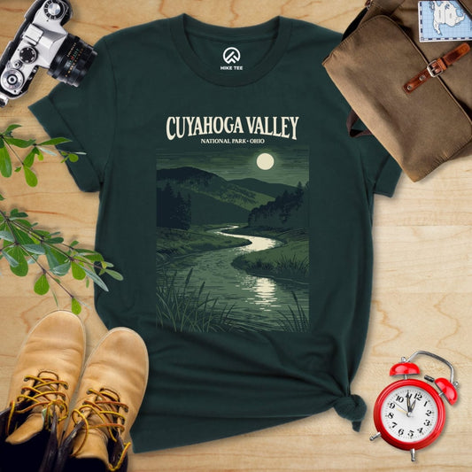 Hike Tee T-Shirt Forest / S Cuyahoga Valley National Park Shirt
