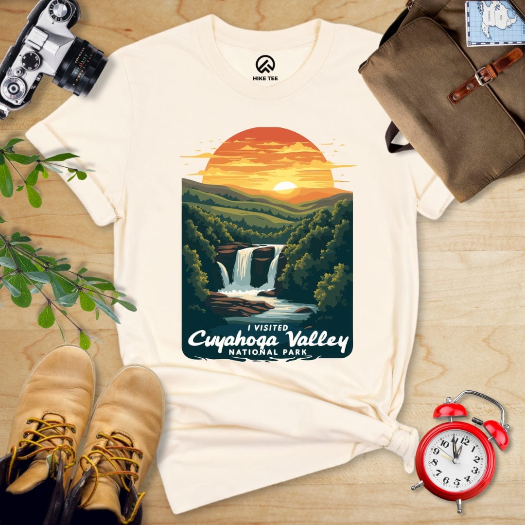 Hike Tee T-Shirt Natural / S Cuyahoga Valley National Park Shirt