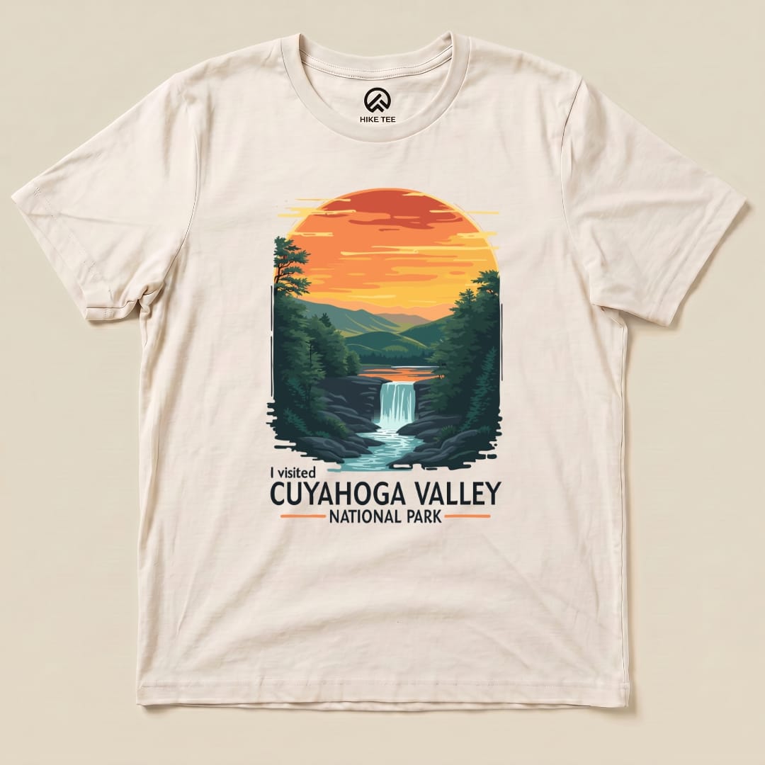 Hike Tee T-Shirt Natural / S Cuyahoga Valley National Park Shirt