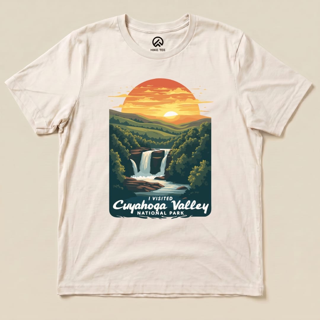 Hike Tee T-Shirt Natural / S Cuyahoga Valley National Park Shirt