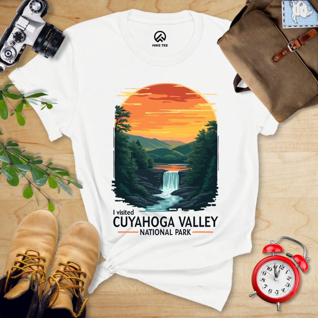 Hike Tee T-Shirt White / S Cuyahoga Valley National Park Shirt