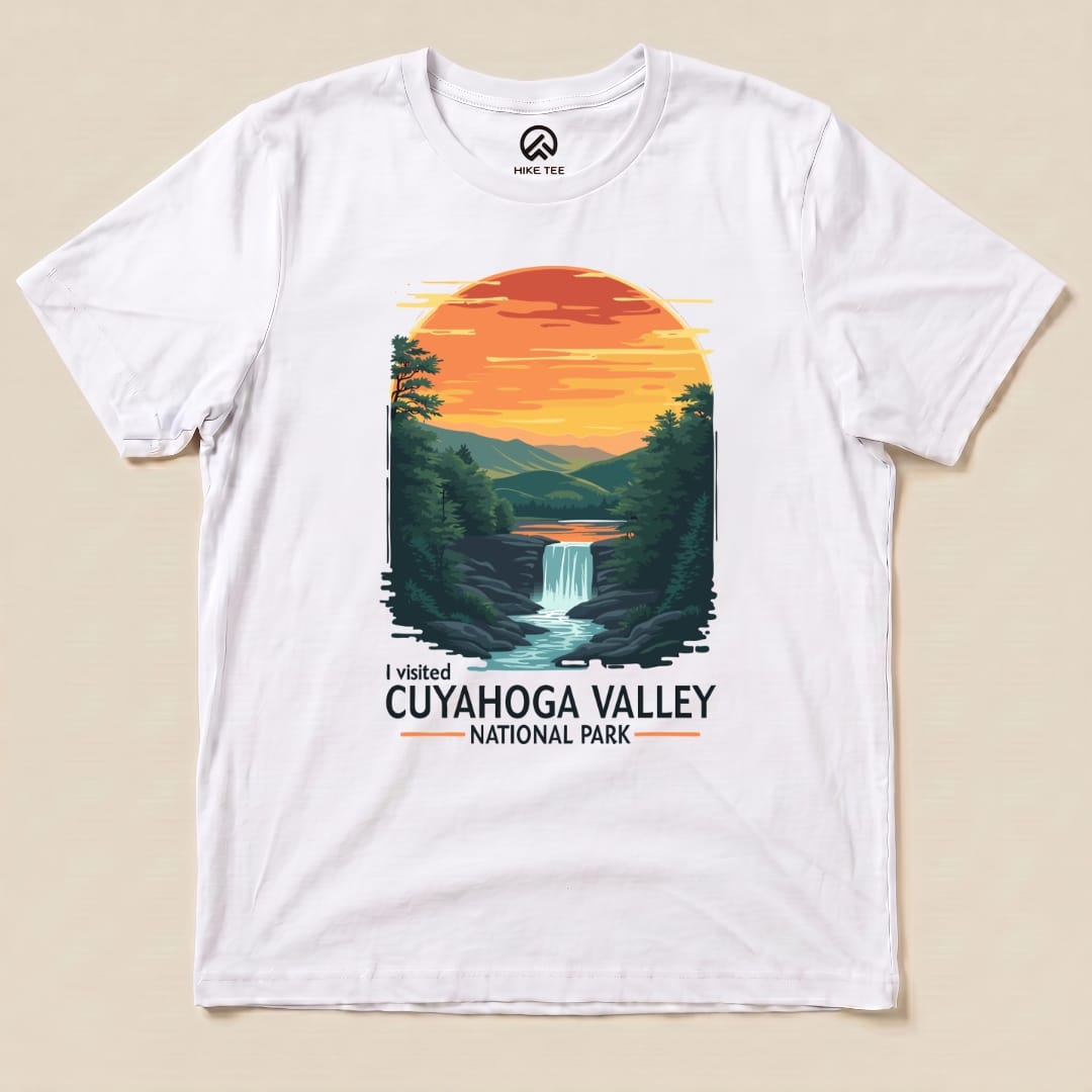 Hike Tee T-Shirt White / S Cuyahoga Valley National Park Shirt