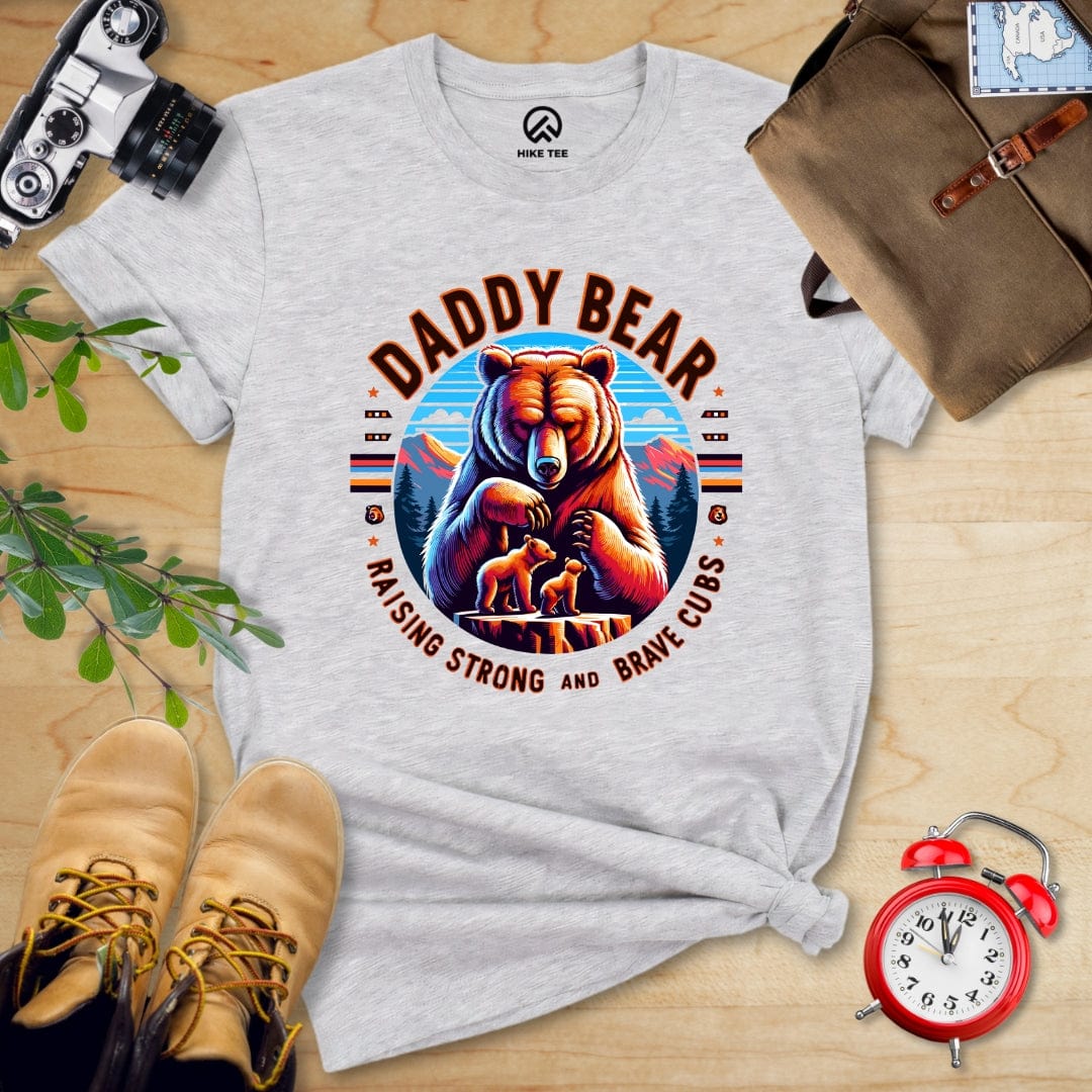Hike Tee T-Shirt Athletic Heather / S Daddy Bear Shirt