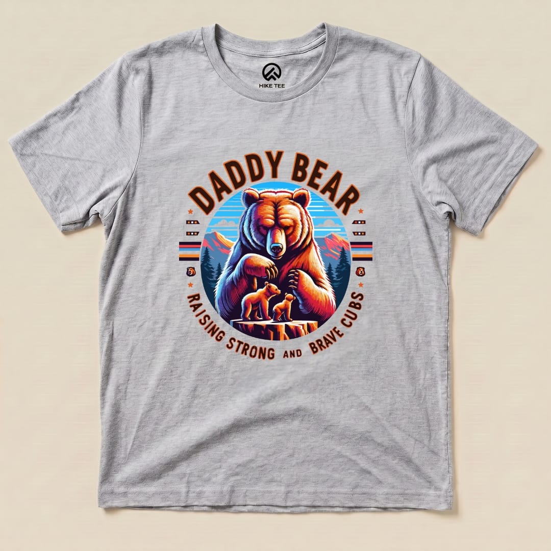 Daddy Bear Shirt Hike Tee T-Shirt Athletic Heather / S