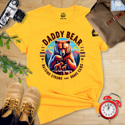 Hike Tee T-Shirt Gold / S Daddy Bear Shirt