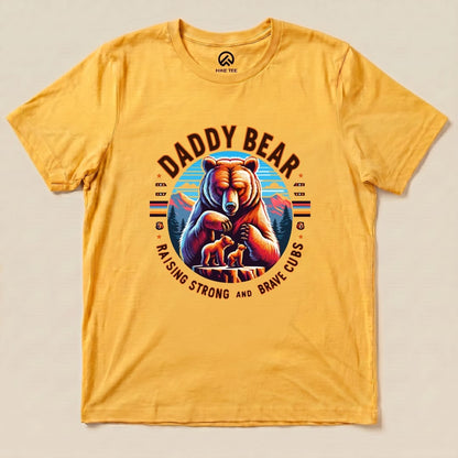 Daddy Bear Shirt Hike Tee T-Shirt Gold / S