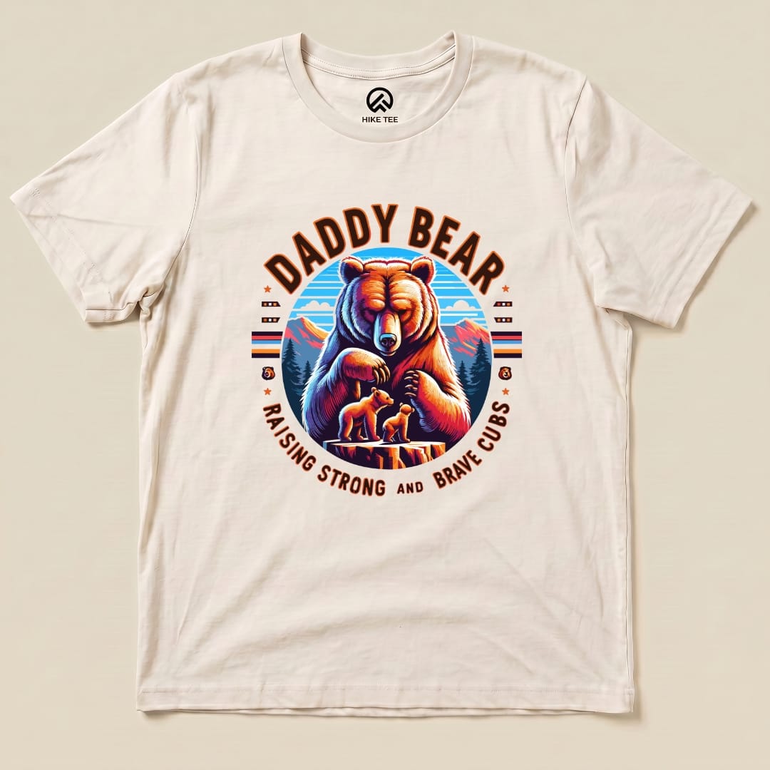 Daddy Bear Shirt Hike Tee T-Shirt Natural / S