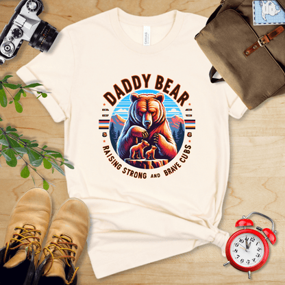 Printify T-Shirt Natural / S Daddy Bear Shirt