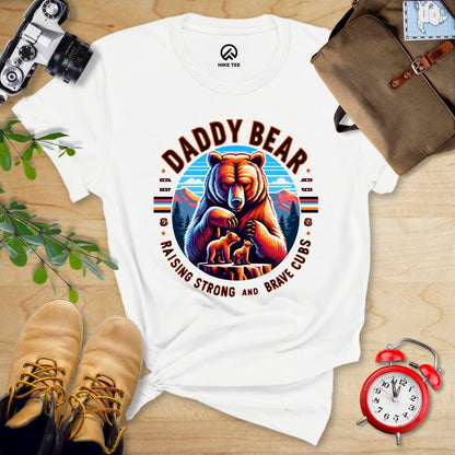 Hike Tee T-Shirt White / S Daddy Bear Shirt