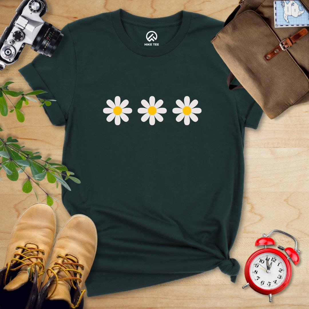 Hike Tee T-Shirt Forest / S Daisy Flowers Shirt