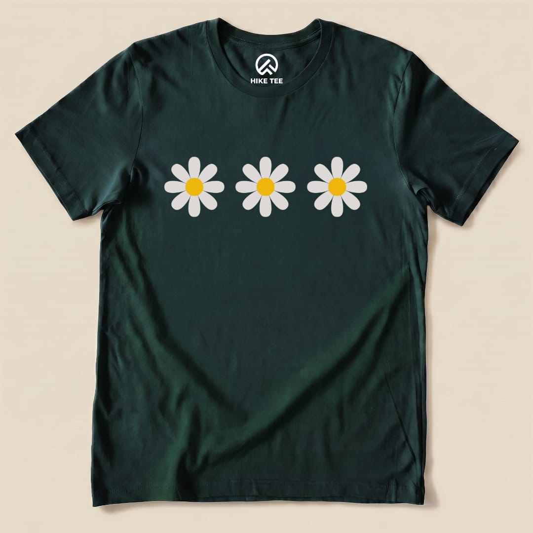 Hike Tee T-Shirt Forest / S Daisy Flowers Shirt