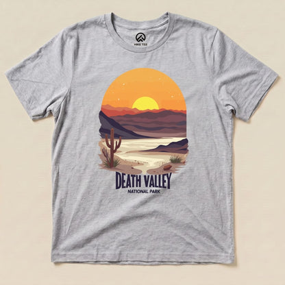 Hike Tee T-Shirt Athletic Heather / S Death Valley National Park Scenery Shirt
