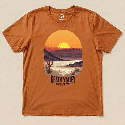 Hike Tee T-Shirt Autumn / S Death Valley National Park Scenery Shirt