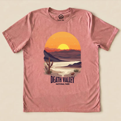 Hike Tee T-Shirt Heather Mauve / S Death Valley National Park Scenery Shirt