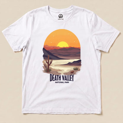 Hike Tee T-Shirt White / S Death Valley National Park Scenery Shirt
