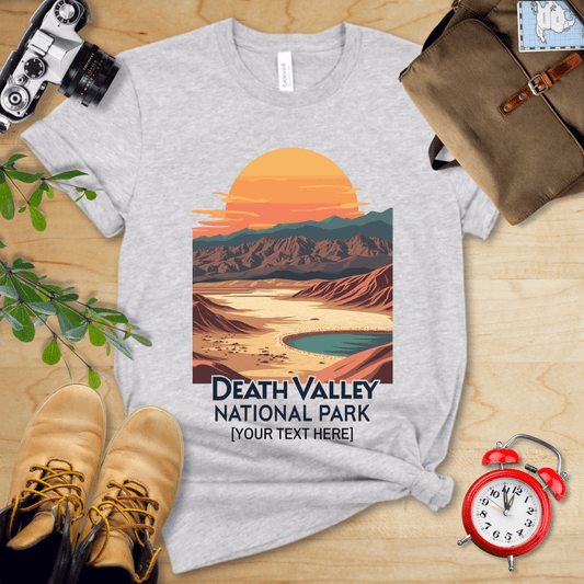 AnywherePOD T-Shirt Athletic Heather / S Death Valley National Park Shirt + Personalization