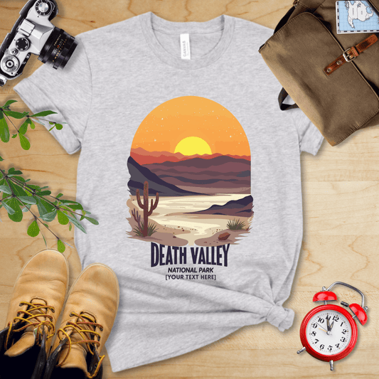 AnywherePOD T-Shirt Athletic Heather / S Death Valley National Park Shirt + Personalization