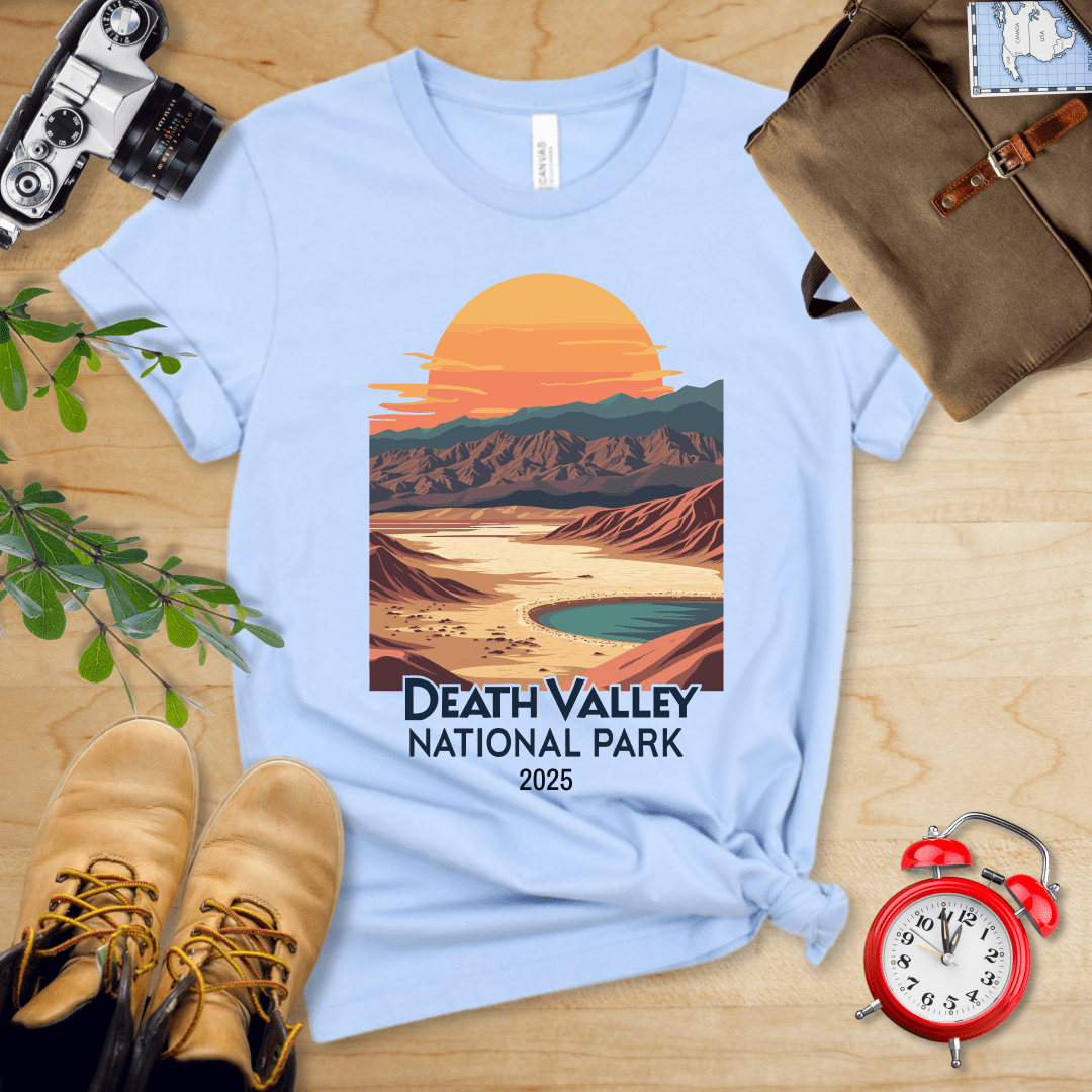 AnywherePOD T-Shirt Baby Blue / S Death Valley National Park Shirt + Personalization