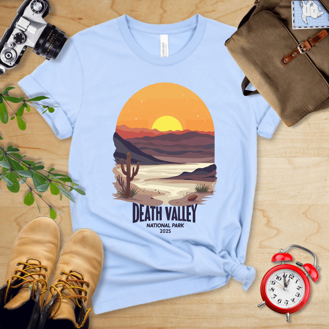 AnywherePOD T-Shirt Baby Blue / S Death Valley National Park Shirt + Personalization