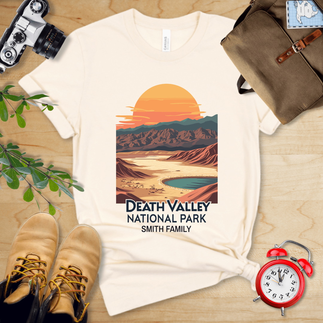 AnywherePOD T-Shirt Natural / S Death Valley National Park Shirt + Personalization