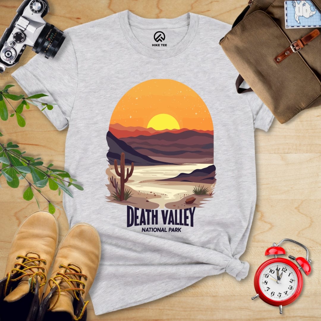 Hike Tee T-Shirt Athletic Heather / S Death Valley National Park Shirt