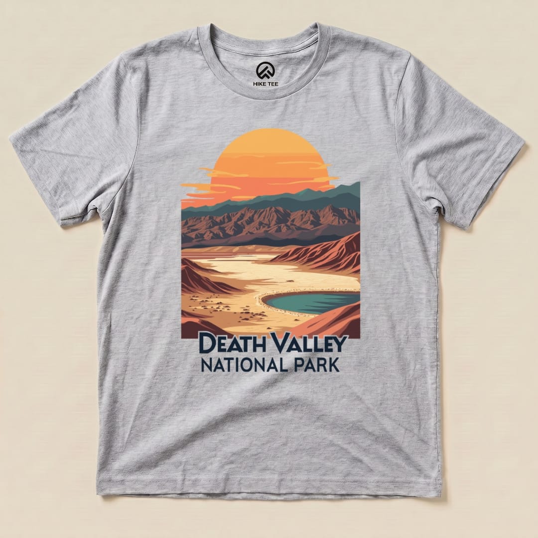 Hike Tee T-Shirt Athletic Heather / S Death Valley National Park Shirt