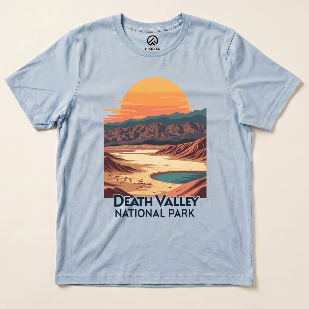 Hike Tee T-Shirt Baby Blue / S Death Valley National Park Shirt