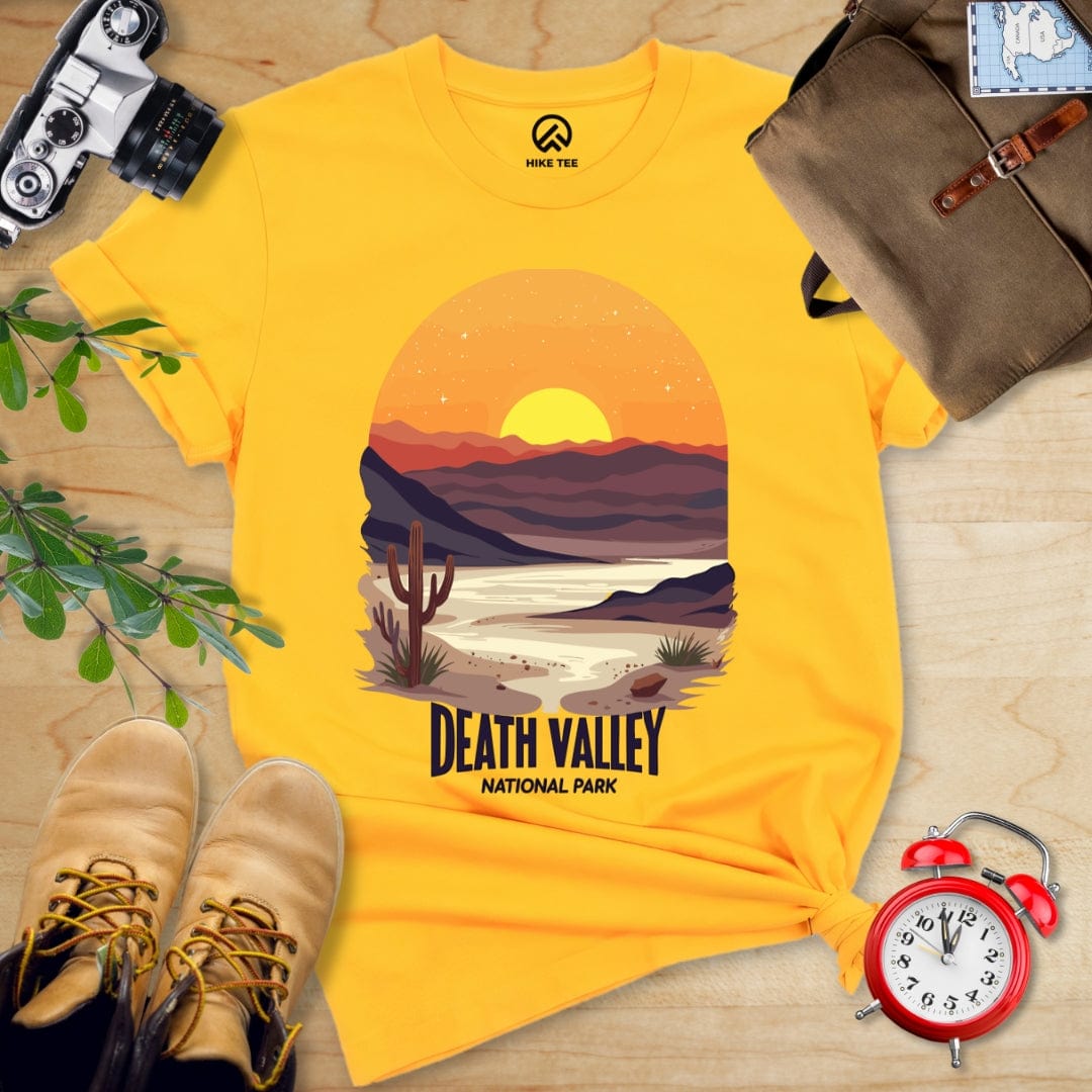 Hike Tee T-Shirt Gold / S Death Valley National Park Shirt
