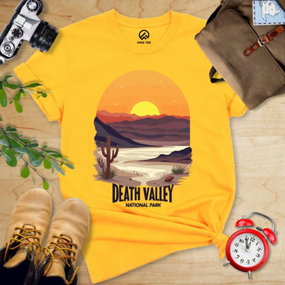 Hike Tee T-Shirt Gold / S Death Valley National Park Shirt