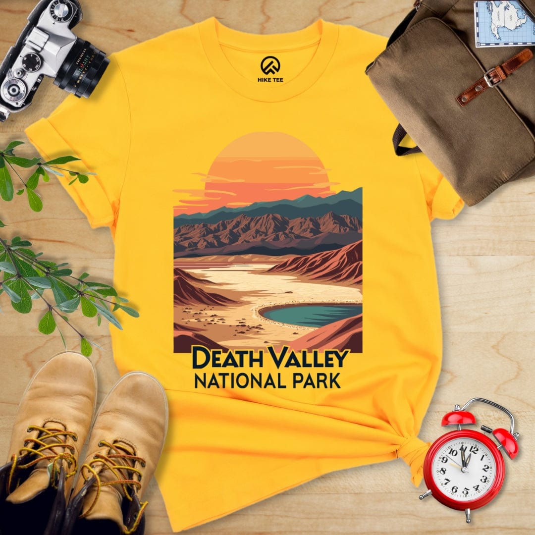 Hike Tee T-Shirt Gold / S Death Valley National Park Shirt