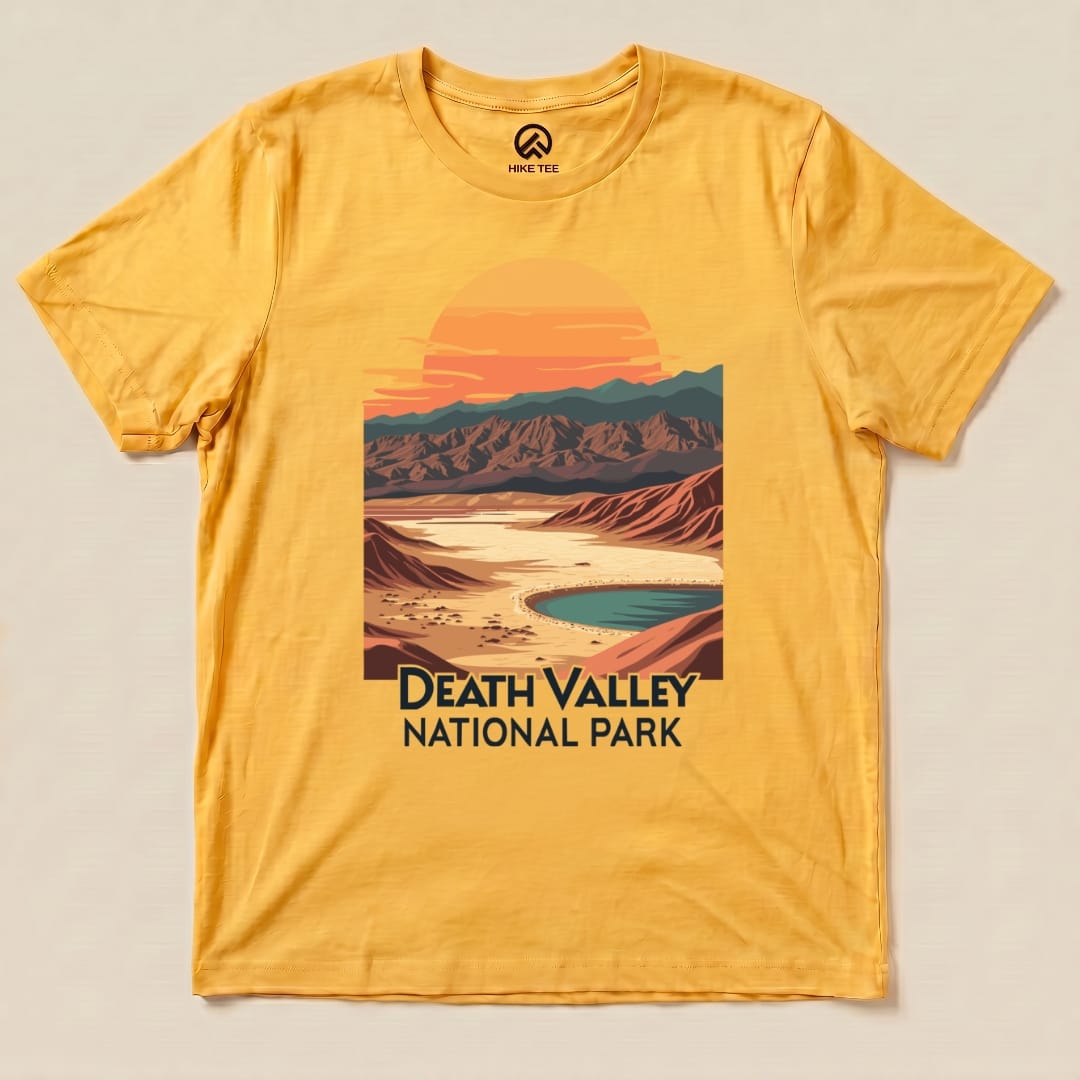 Hike Tee T-Shirt Gold / S Death Valley National Park Shirt