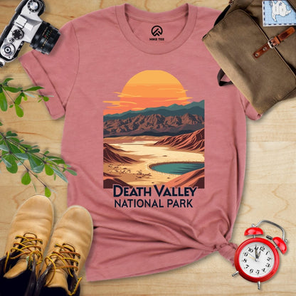 Hike Tee T-Shirt Heather Mauve / S Death Valley National Park Shirt