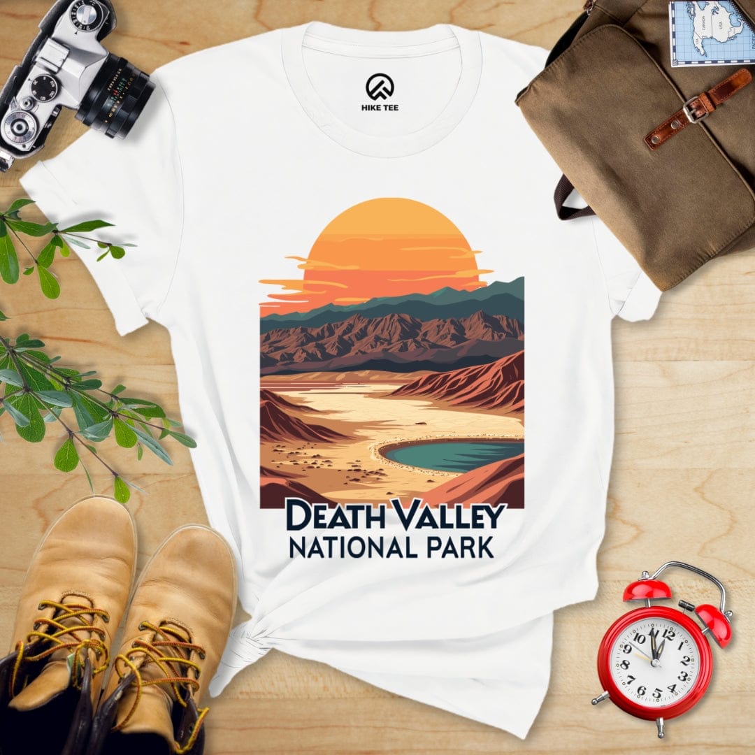 Hike Tee T-Shirt White / S Death Valley National Park Shirt