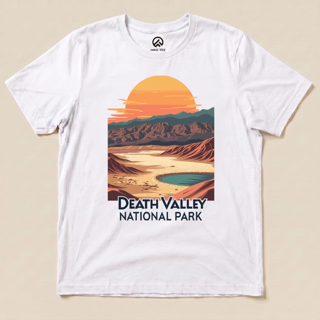 Hike Tee T-Shirt White / S Death Valley National Park Shirt