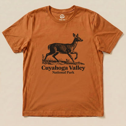 Hike Tee T-Shirt Autumn / S Deer Cuyahoga Valley National Park Shirt