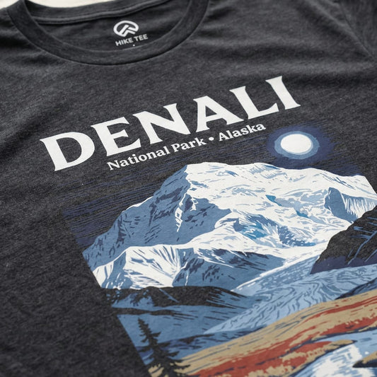 Hike Tee T-Shirt Denali Alaska Vintage Shirt