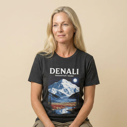 Hike Tee T-Shirt Denali Alaska Vintage Shirt