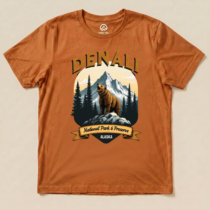 Hike Tee T-Shirt Autumn / S Denali Grizzly Bear Shirt