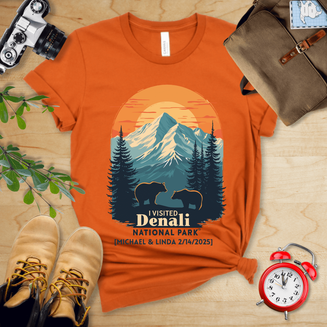 AnywherePOD Autumn / S Denali National Park Shirt + Personalization
