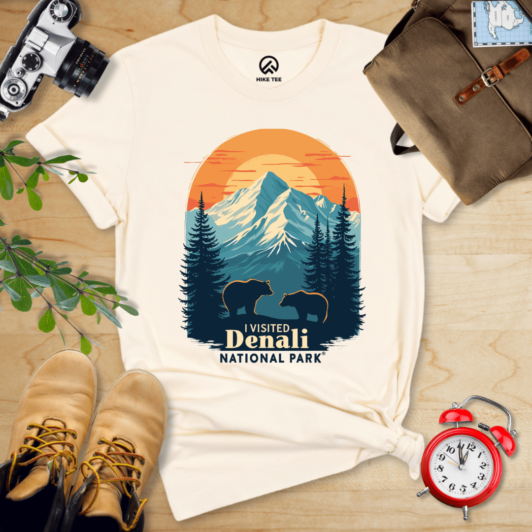 Hike Tee T-Shirt Natural / S Denali National Park Shirt