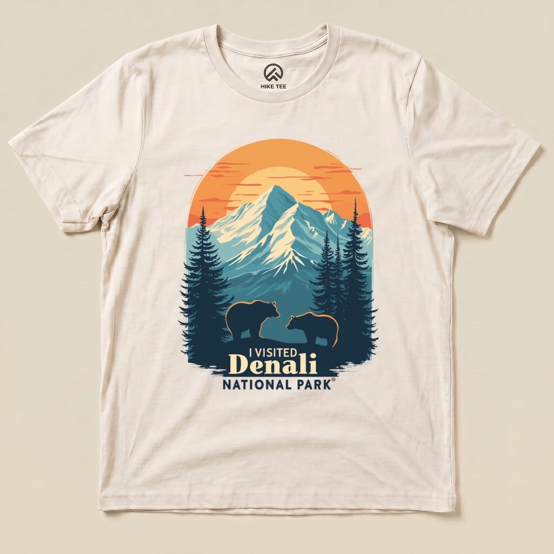 Hike Tee T-Shirt Natural / S Denali National Park Shirt