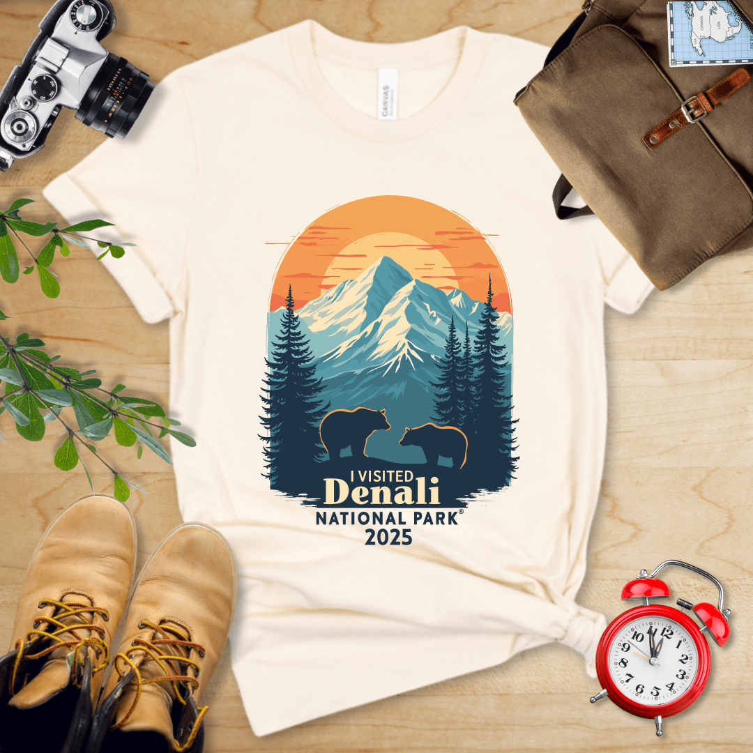 Hike Tee T-Shirt Natural / S Denali National Park Shirt