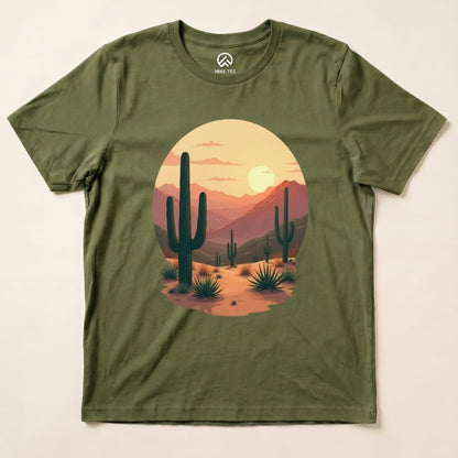 Hike Tee T-Shirt Military Green / S Desert Shirt