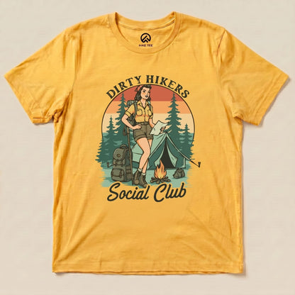 Dirty Hikers Shirt Printify T-Shirt Gold / S